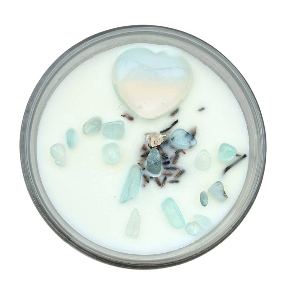 Crystal Candle, Calming Paradise