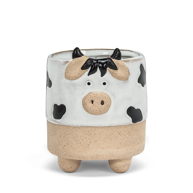 Small Cow on Legs Planter - 3"H