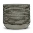 Large Spiral String Planter - Light Grey 7"D