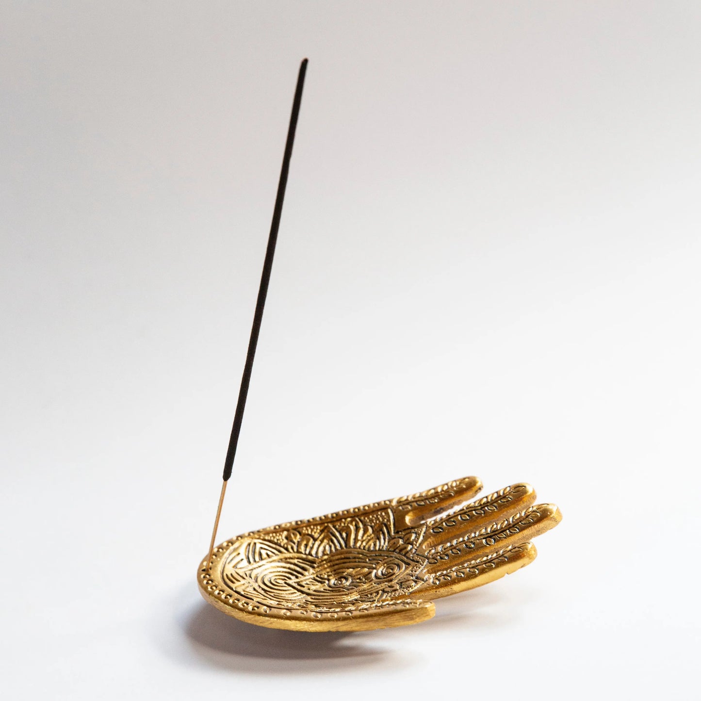 Golden Hand Incense Holder