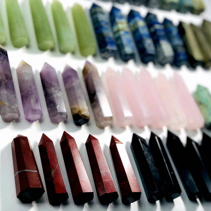 Crystal Polished Gemstone Pencil Points