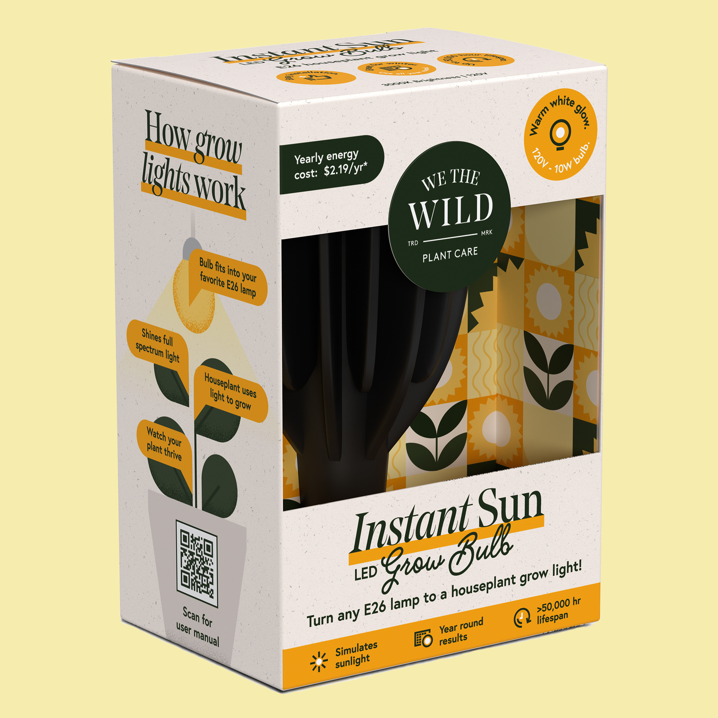 Instant Sun LED Grow Light Bulb 11W