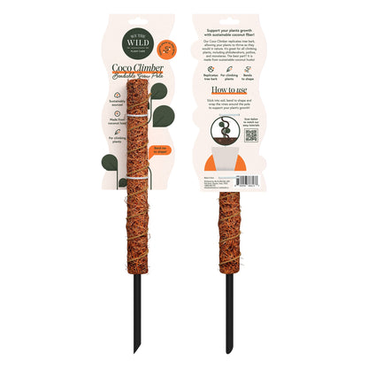 Coconut Coir Bendable Grow Pole 16"