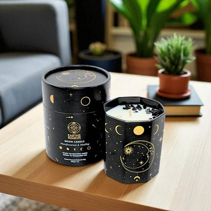 Crystal Candle, Moon Phase