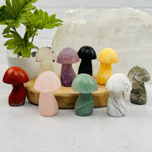 Crystal Gemstone Mushrooms Carving