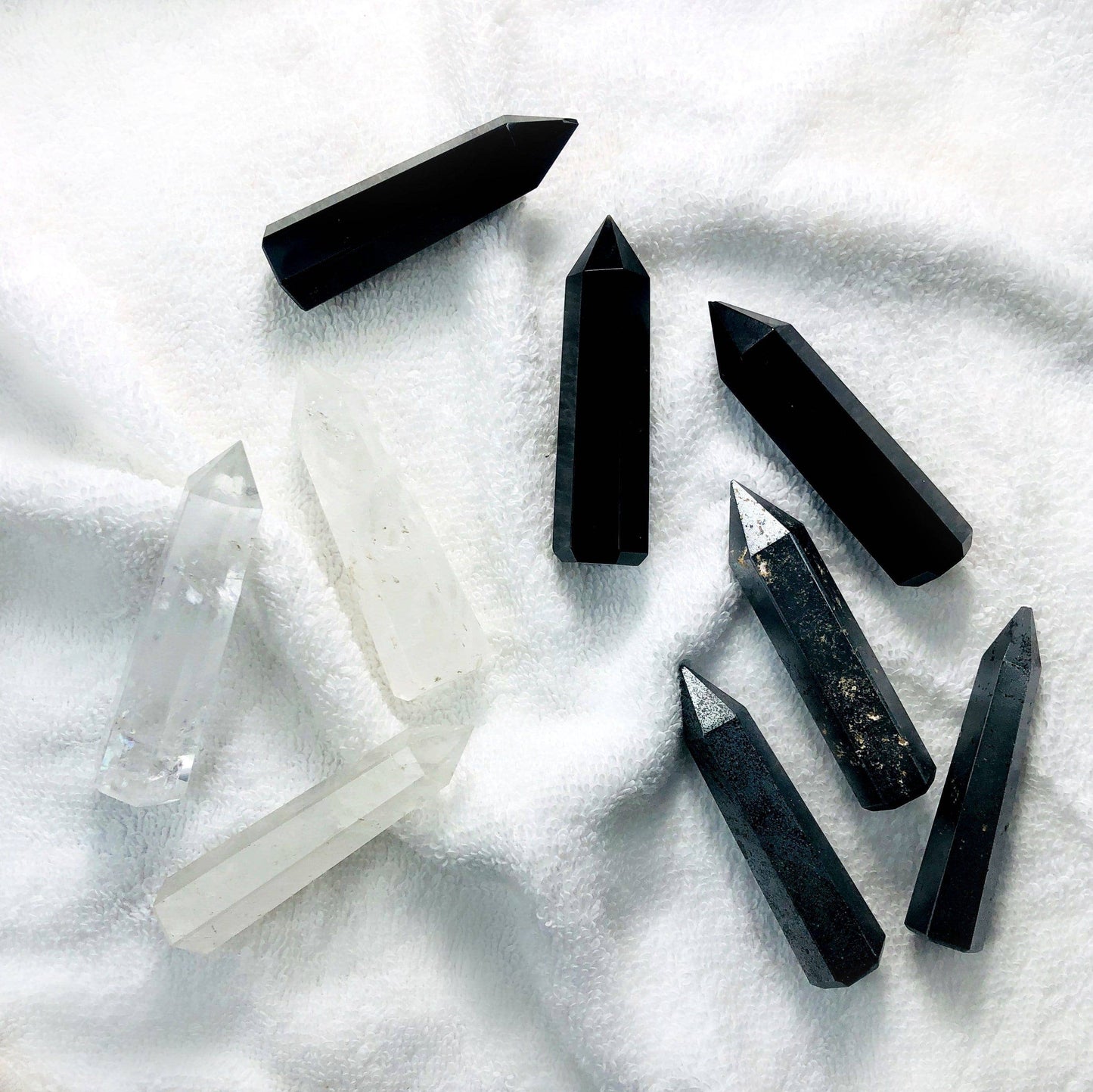 Crystal Polished Gemstone Pencil Points