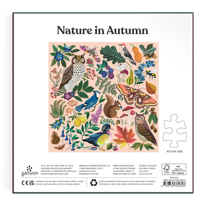 Nature In Autumn 500 Piece Puzzle