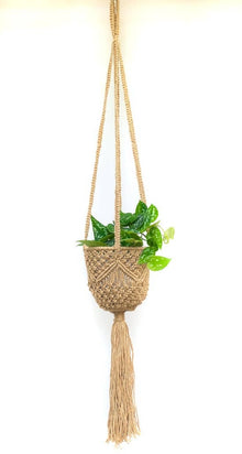 Macrame Jute Plant Hanger - 39 in.
