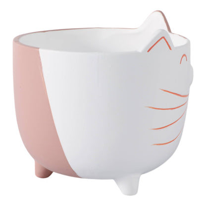 White Kitty Whiskers Planter