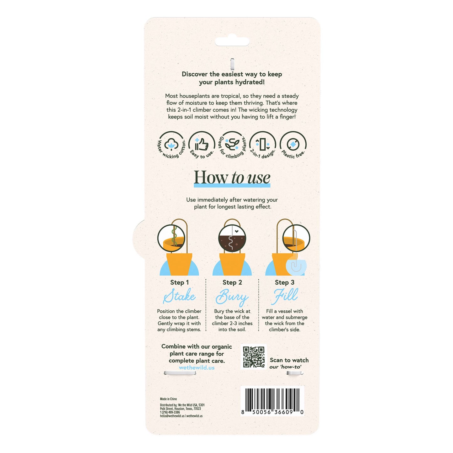 Self-Watering Plant Climber