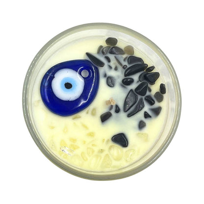 Crystal Candle - Evil Eye Protection