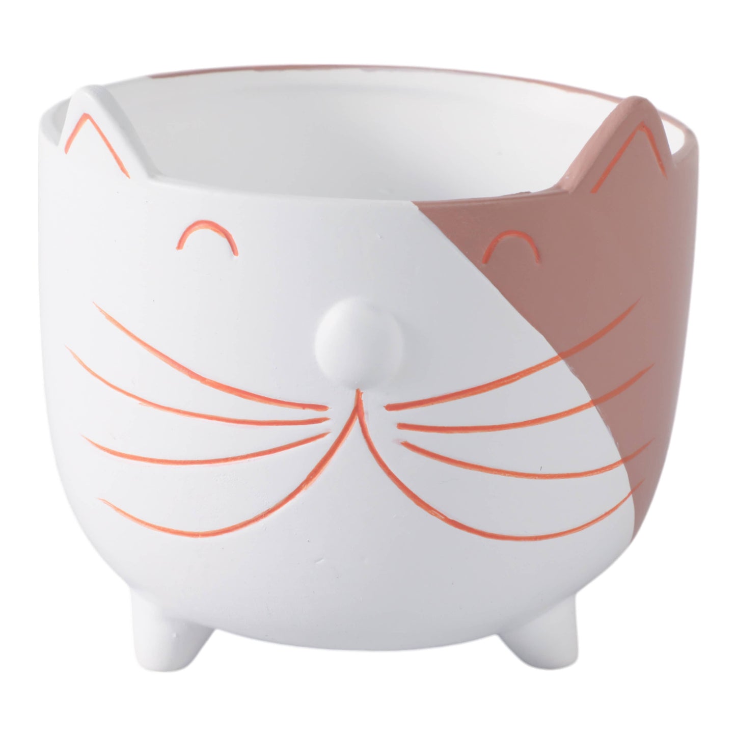 White Kitty Whiskers Planter