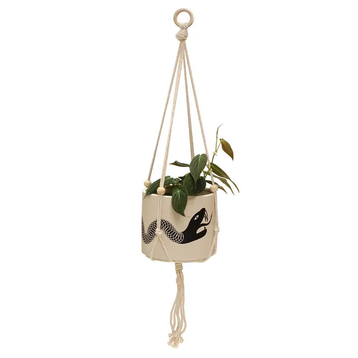 Beaded Plant Hanger 36"