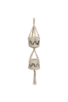 Double Plant Hanger - Natural Color 51"