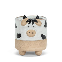 Small Cow on Legs Planter - 3"H