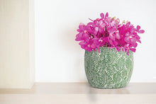 Small Green Leaf Planter - 5"D