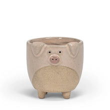 Small Pig on Legs Planter - 2.5"H