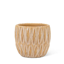 Small Tan Textured Planter - 4"H