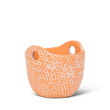 Small Woven Planter with Handles - 4"H