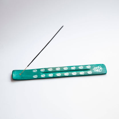 Emerald Ganesh Incense Holder