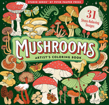 Mushrooms Coloring Book