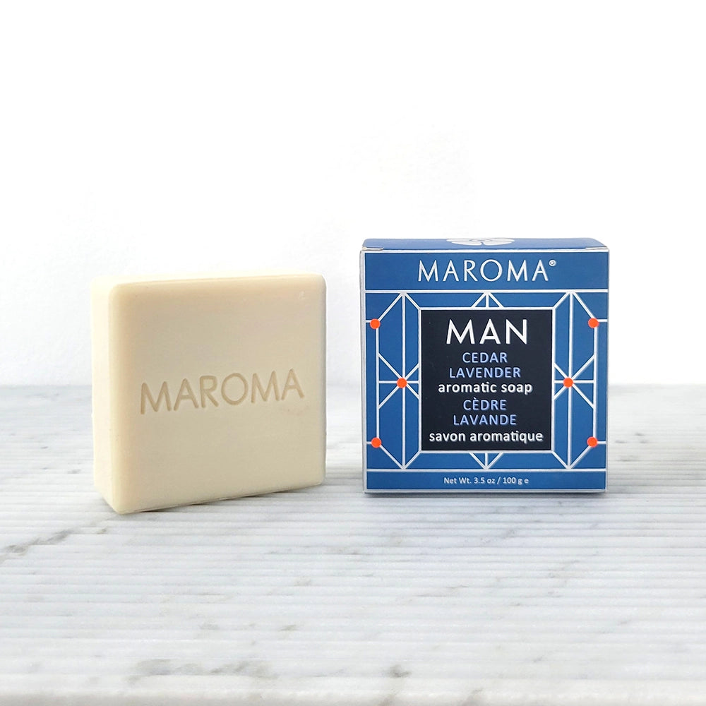 Cedar Lavender Maroma Man Face & Body Soap