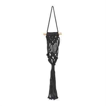 small black hanging planter Primitive Planters Small Wall Planter Black