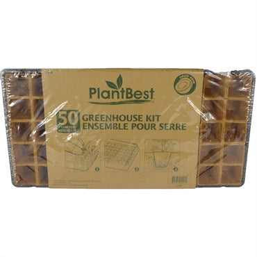 PlantBest Greenhouse Kit Coconut Coir Pots