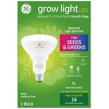 GE Lighting Grow Light Balanced Spectrum LED - 9W