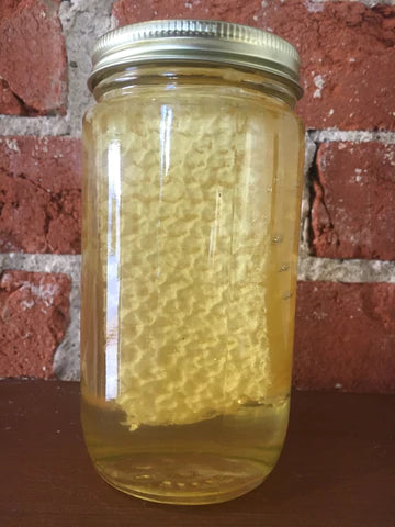 Honey Jar with Comb (Local) - 16 oz.