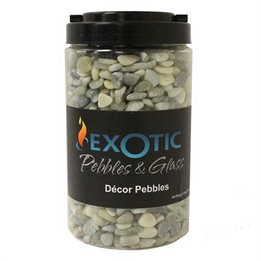 Exotic Pebbles Polished Pebbles Jade Gravel Size - 5 Lb. Jar