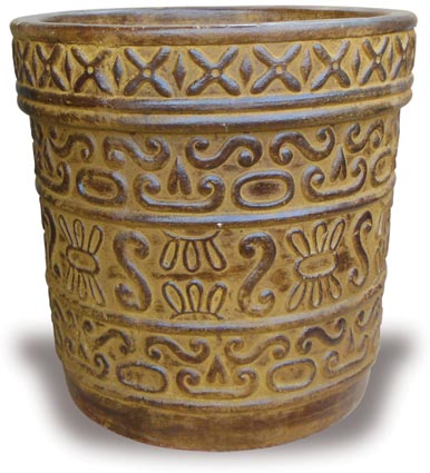 Tribal Pot - Gold
