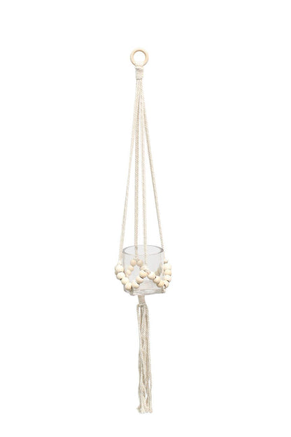 Beaded Plant Hanger - 36 Inch