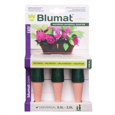 Blumat Bottle Adapter Plant Watering Stake - 3pk