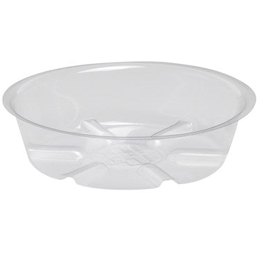 Bond Plastic Saucer -  Clear 4in