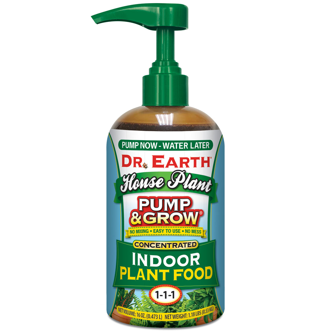 Dr. Earth Pump & Grow Indoor Plant Food - 8 fl. oz.