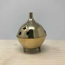 Load image into Gallery viewer, Cone Charcoal Burner Solid Brass
