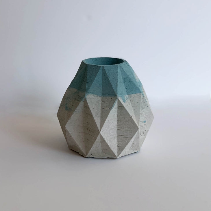 Geoid Decorative Object - Green/Grey